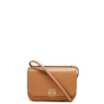Loewe Women Small Goya bag in silk calfskin 206XF305 Warm Desert