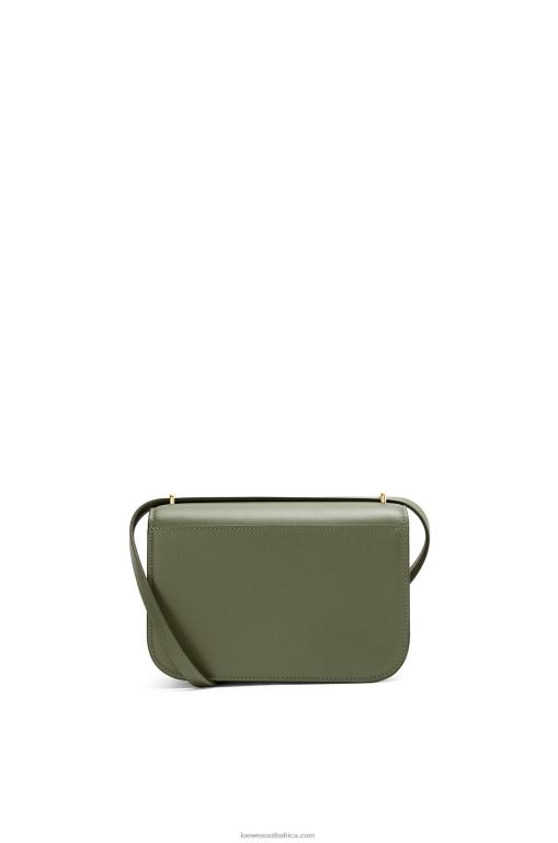 Loewe Women Small Goya bag in silk calfskin 206XF307 Avocado Green - Image 4