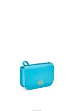 Loewe Women Small Goya bag in silk calfskin 206XF309 Cyan - Image 3
