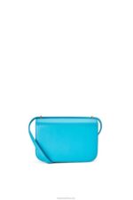 Loewe Women Small Goya bag in silk calfskin 206XF309 Cyan - Image 4