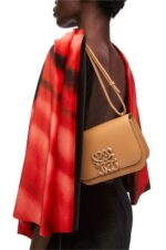 Loewe Women Small Goya bag in silk calfskin 206XF455 Warm Desert - Image 2