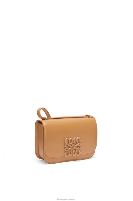 Loewe Women Small Goya bag in silk calfskin 206XF455 Warm Desert - Image 3