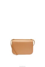 Loewe Women Small Goya bag in silk calfskin 206XF455 Warm Desert - Image 4
