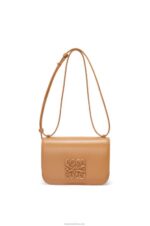 Loewe Women Small Goya bag in silk calfskin 206XF455 Warm Desert - Image 6