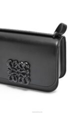 Loewe Women Small Goya bag in silk calfskin 206XF456 Black - Image 8