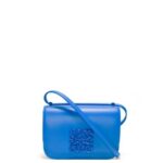Loewe Women Small Goya bag in silk calfskin 206XF481 Scuba Blue