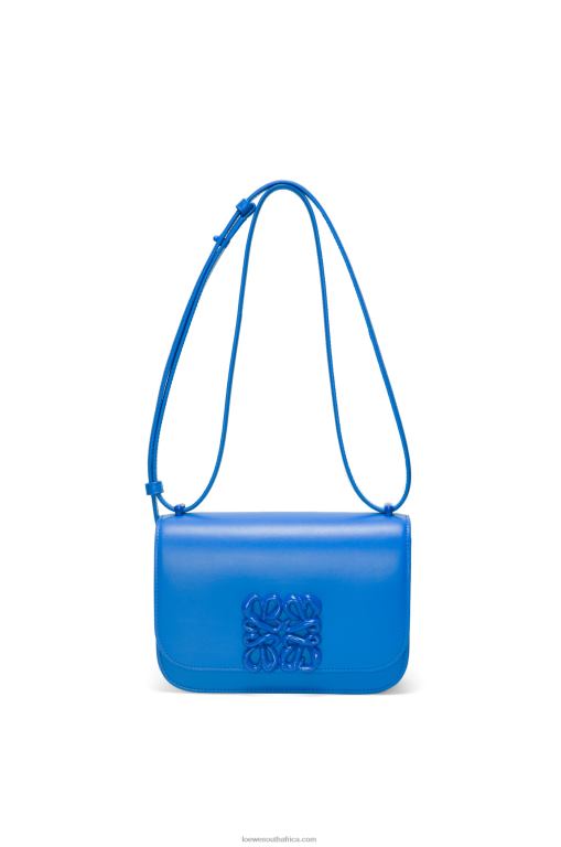 Loewe Women Small Goya bag in silk calfskin 206XF481 Scuba Blue - Image 5