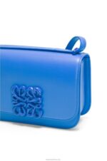 Loewe Women Small Goya bag in silk calfskin 206XF481 Scuba Blue - Image 7
