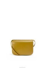 Loewe Women Small Goya bag in silk calfskin 206XF496 Ochre - Image 4