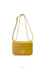 Loewe Women Small Goya bag in silk calfskin 206XF496 Ochre - Image 5