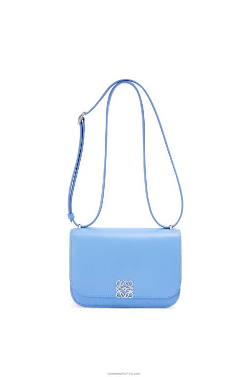 Loewe Women Small Goya bag in silk calfskin 206XF508 Celestine Blue - Image 6