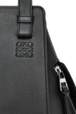 Loewe Women Small Hammock bag in classic calfskin 206XF341 Black - Image 8