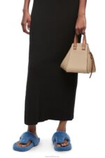 Loewe Women Small Hammock bag in soft grained calfskin 206XF477 Sand - Image 2