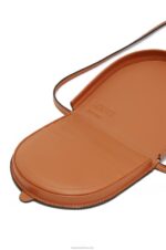 Loewe Women Small Heel pouch in soft calfskin 206XF303 Tan - Image 2