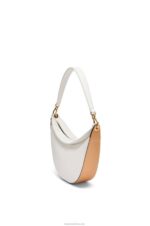 Loewe Women Small Luna bag in satin calfskin 206XF449 Soft White/Natural - Image 3