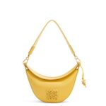 Loewe Women Small Luna in satin calfskin 206XF454 Pale Yellow Glaze
