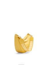 Loewe Women Small Luna in satin calfskin 206XF454 Pale Yellow Glaze - Image 3