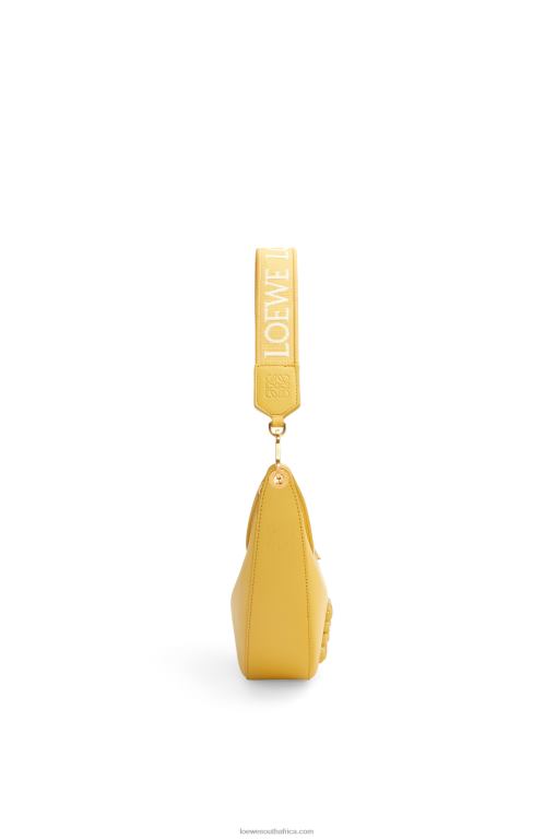 Loewe Women Small Luna in satin calfskin 206XF454 Pale Yellow Glaze - Image 4
