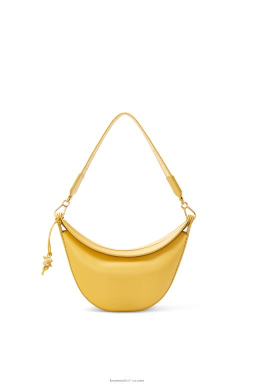Loewe Women Small Luna in satin calfskin 206XF454 Pale Yellow Glaze - Image 5