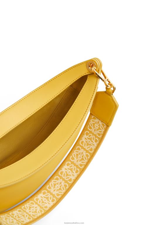 Loewe Women Small Luna in satin calfskin 206XF454 Pale Yellow Glaze - Image 6