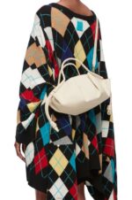 Loewe Women Small Paseo bag in shiny nappa calfskin 206XF345 Angora - Image 3