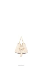 Loewe Women Small Paseo bag in shiny nappa calfskin 206XF345 Angora - Image 5