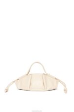 Loewe Women Small Paseo bag in shiny nappa calfskin 206XF345 Angora - Image 6