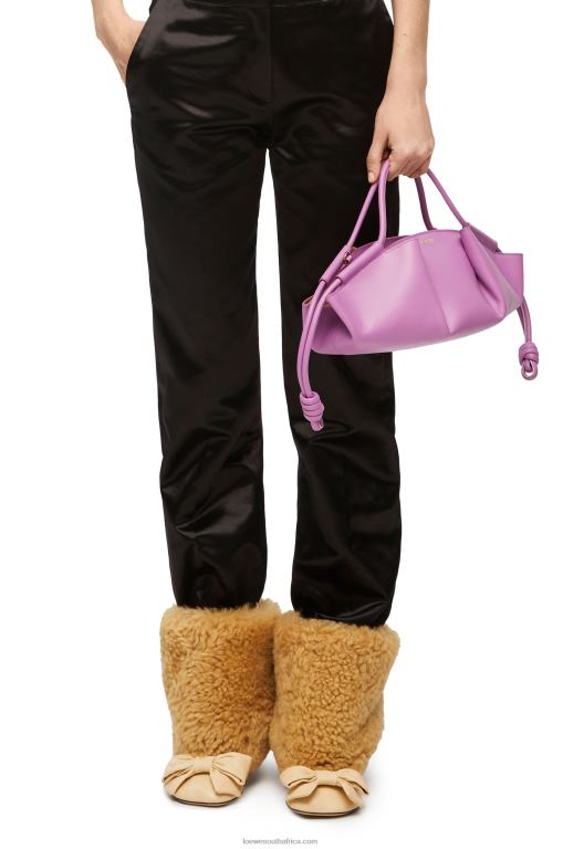 Loewe Women Small Paseo bag in shiny nappa calfskin 206XF348 Rockrose - Image 2