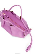 Loewe Women Small Paseo bag in shiny nappa calfskin 206XF348 Rockrose - Image 9