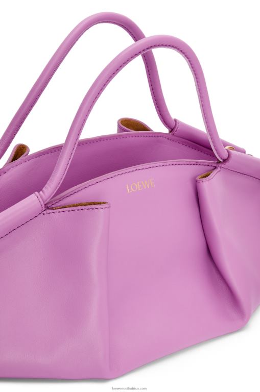 Loewe Women Small Paseo bag in shiny nappa calfskin 206XF348 Rockrose - Image 10