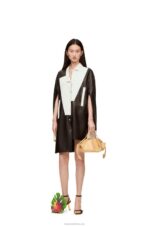 Loewe Women Small Paseo bag in shiny nappa calfskin 206XF351 Dark Butter - Image 2