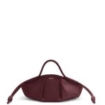 Loewe Women Small Paseo bag in shiny nappa calfskin 206XF414 Burgundy