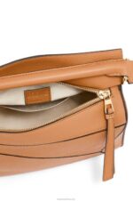 Loewe Women Small Puzzle bag in soft grained calfskin 206XF368 Light Caramel - Image 6
