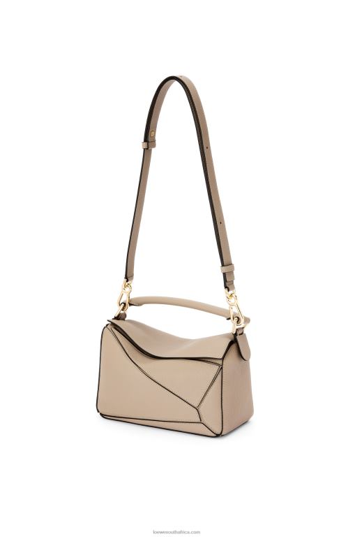 Loewe Women Small Puzzle bag in soft grained calfskin 206XF397 Sand - Image 6
