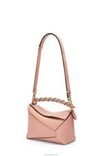 Loewe Women Small Puzzle Edge bag in nappa calfskin 206XF498 Dusty Pink - Image 6