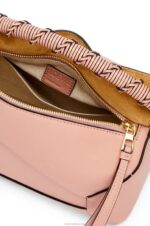 Loewe Women Small Puzzle Edge bag in nappa calfskin 206XF498 Dusty Pink - Image 7
