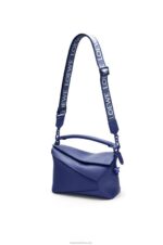 Loewe Women Small Puzzle Edge bag in satin calfskin 206XF531 Deep Purple Glaze - Image 6