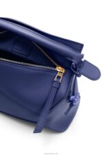 Loewe Women Small Puzzle Edge bag in satin calfskin 206XF531 Deep Purple Glaze - Image 7