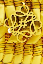 Loewe Women Small Tubular Basket in nappa lambskin 206XF92 Yellow - Image 6