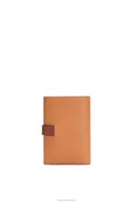Loewe Women Small vertical wallet in soft grained calfskin 206XF1256 Light Caramel/Pecan - Image 4