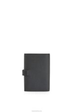 Loewe Women Small vertical wallet in soft grained calfskin 206XF1295 Black - Image 4
