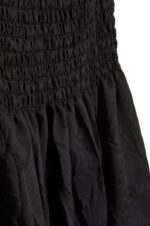 Loewe Women Smocked dress in cotton 206XF1057 Black - Image 3