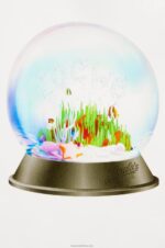Loewe Women Snow globe top in technical jersey 206XF871 White/Multicolor - Image 3