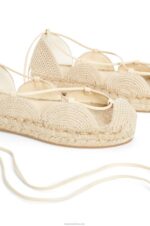Loewe Women Solar espadrille in jute 206XF696 Natural - Image 5