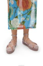 Loewe Women Solar espadrille in jute 206XF697 Lavender - Image 2