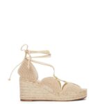 Loewe Women Solar wedge espadrille in jute 206XF700 Oat Milk