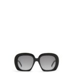 Loewe Women Square halfmoon sunglasses in acetate 206XF1439 Black