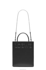 Loewe Women Standard A4 Tote in sleek calfskin 206XF117 Black - Image 6