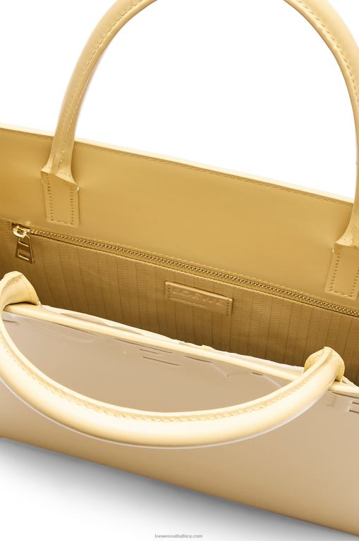 Loewe Women Standard A4 Tote in sleek calfskin 206XF120 Dark Butter - Image 5