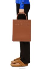 Loewe Women Standard A5 Tote in sleek calfskin 206XF116 Tan - Image 2
